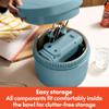 bella 3.5 Qt Hand & Stand Mixer, 2 in 1 Electric Mixer with Bowl, Surf view 4
