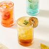 17 oz Ribbed Drinking Glassware Set of 4 - Vintage Cocktail Tumblers for Beer, Iced Coffee, and Whiskey (Set of 4) view 3