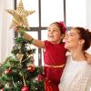 Christmas Star Straw Topper Scandinavian Star Tree Topper, Rustic Straw Pendant | Christmas partyy Star Decor, Easy to Use Farmhouse Star Decoration, Straw Christmas Tree Decor for partyy Supplies view 3