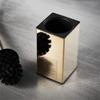 Bathroom Toilet Brush Square Stainless Steel Toilet Brush Holder Set Black Round Brush Head Toilet Brush with Lid Long Handle Toilet Brush for Bathroom Toilet Brush Holder view 3