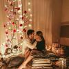 BomKra Rose LED Tree Branch Lights for Wall, Rose Flower Willow Vine Twig Decor Garland with 72 LED Lights and Remote,8 Lighting Modes,Christmas Decorations Indoor for Home Wall Door Window (63inch) view 3