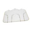 FUNOMOCYA Eid Mubarak Dessert Serving Tray Elegant Transparent Plastic Plate Rim for Ramadan Parties Cakes and Pastries Easy to Clean and for Home and Events view 1