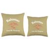 Lost On Purpose Bahamas Travel Vacation Bahamas Throw Pillow view 3