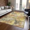Addison Rugs Chantille ACN1859 Gold 5' x 7'6" Indoor/Outdoor, Machine Washable, Easy Clean, Non Shedding, Bedroom, Living Room, Dining Room, Kitchen, Patio Rug view 1