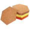 Alipis 10pcs Hexagon Felt Pin Boards Easy Wall Mount Memo Boards for Photos Notes Key Organizers Home Office Classroom Decor view 1