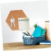 Alipis 10pcs Hexagon Felt Pin Boards Easy Wall Mount Memo Boards for Photos Notes Key Organizers Home Office Classroom Decor view 4