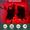 HISHINY Christmas Lights 100 Count Red Christmas Tree String Lights with Green Wire for Outdoor Indoor Christmas Decorations Wedding Decorations Valentines Day Decor,UL Certified (21feet) view 4