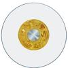 19 23 27 31 35 39'' Glass Lazy Susan Turntable for Dining Table, Large Round Clear Tabletop Rotating Tray, Large Round Clear Tabletop Rotating Tray, Silent & Smooth Spin for Serving Plate Kitchen(Sail view 1