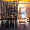 1 2 3 Packs Freestanding Room Separators Divider Wall for Apartment, Black Partition Screen Decorative Panel for Home Office Studio Hotel Dining Room, Bamboo Japanese Style(2pc,Tall 185CM/72.8") view 3