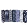 Bedding, Bed Quilt Set 7pcs Twin Size Quilt Set Cotton Fabric Quilt for Quilt Bedding Set Bedspreads (Navy Blue) view 3