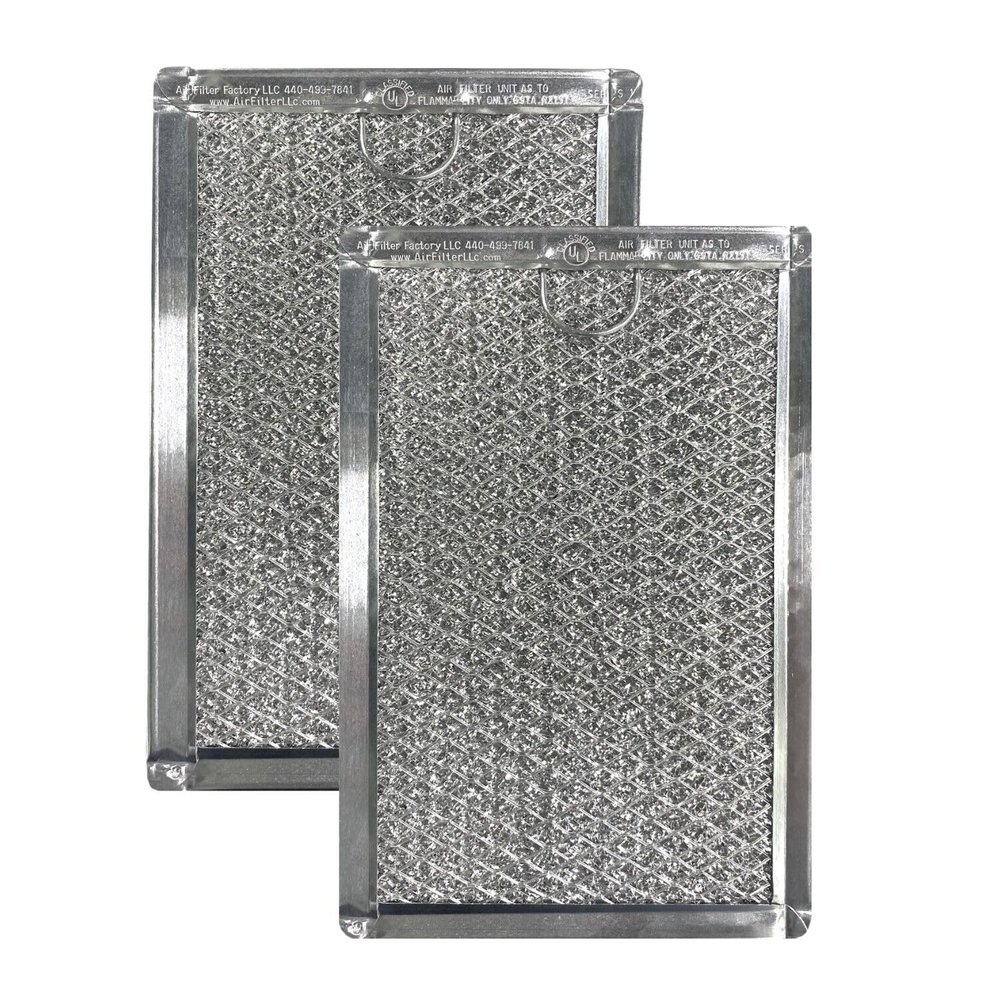 (2 PACK) Compatible Replacement for LG LMV1635SB LMV1635SW LMV2083SB Microwave Grease Filters