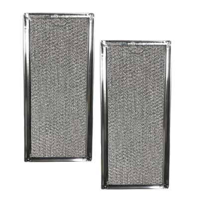 2-PACK COMPATIBLE Replacement for GE AP3417082 ALUMINUM GREASE MICROWAVE FILTER REPLACEMENTS