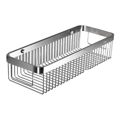 tanyunji001 Bathroom Shelves Floating Shower Caddy, No Drill Bathroom Shower Organizers, Stainless steel Shower Shelves Wall Mounted Metal Storage Mesh Basket Shower Organizer(M)