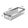 tanyunji001 Bathroom Shelves Floating Shower Caddy, No Drill Bathroom Shower Organizers, Stainless steel Shower Shelves Wall Mounted Metal Storage Mesh Basket Shower Organizer(M) view 2