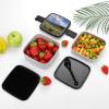 HJKBCV Bento Box Adult Grand Teton National Park Double Layer Stackable Lunch Box Leak-Proof Box with Portable Food Storage Utensil Set Lunch Box for Dining Work Picnic view 3