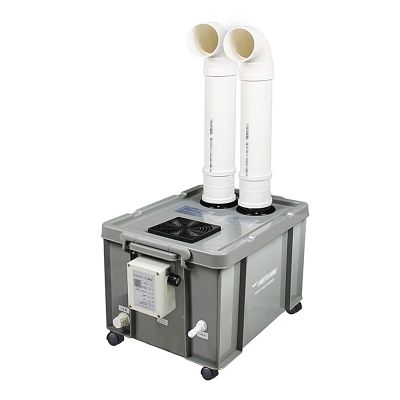 200W-1500W Industrial and Commercial Humidifier Cool Mist Humidifier Stainless Steel Atomizer Automatic Water Pumping 24h Timer Switch Usable Area 20-180(48 * 33.5 * 28.6cm)