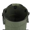 Camping Trash Can with Zippered Lid 24 Gallons Large Capacity Foldable Portable Garden Garbage Container for Outdoor Picnic (Green) view 3