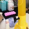 1.5L Luminous Beer Tower Drink Dispenser Beer Barrel Mimosa Tower with Light Wine Cannon Set for Parties Bars Pubs Restaurants(Yellow) view 2