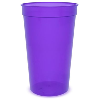 USMG Stadium Cups 22oz Blank (Trans Purple, QTY 100)