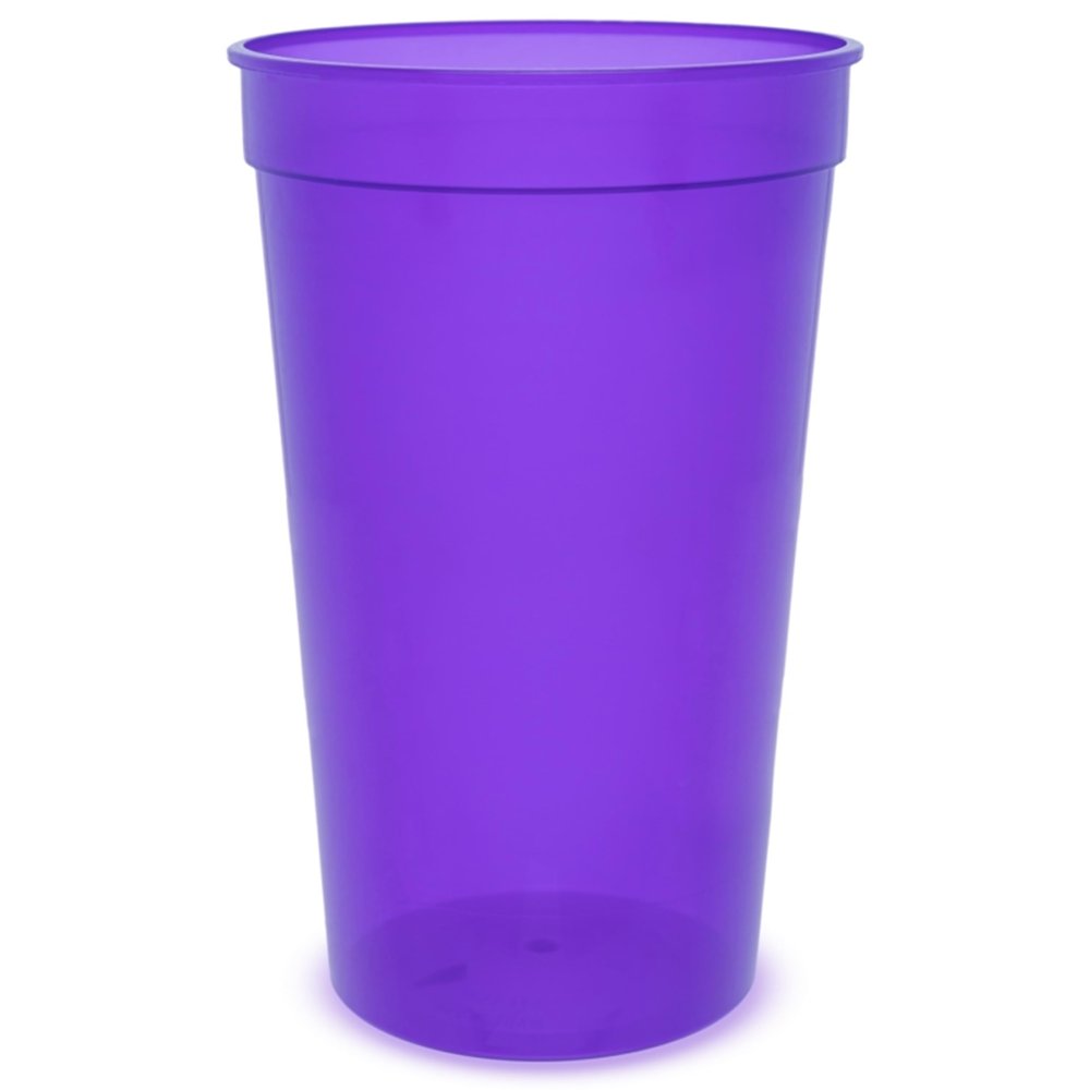USMG Stadium Cups 22oz Blank (Trans Purple, QTY 100)
