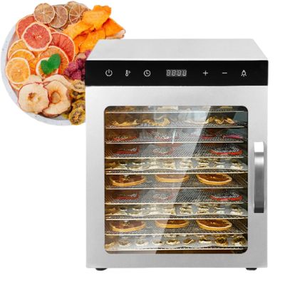Dried Fruit Machine, 8/10 Stainless Steel Trays Dehydrators for Food and Jerky, Herbs, Fruit, Dehydrator Machine with Digital Timer and Temperature Control,10Tray-220V