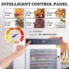 Electric Commercial Food Dryer Machine, 8/10 Tray Stainless Steel Food Dehydrator, Dryer with 30-90C Adjustable Thermostat & 24hour Digital Timer,8Tray-110V view 4