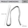 58Pcs Curtain Hooks, Rustproof Sturdy S-Shaped Metal Curtain Hooks for Drapes, Heavy-Duty Drapery Hooks for Window Curtain, Door Curtain and Shower Curtain Curtain Hooks for Drapes view 4