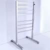 3FLQOOPP Heated Towel s 8-Bar Freestanding Towel Warmer, Electric Heated Towel Rack and Airer Home Bathroom 96W Electric Towel Warmer, Hot Towel Rack view 2
