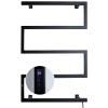 3FLQOOPP Electric Heated Towel Rack 90W Wall Mounted Electric Towel Warmer, 304 Stainless Hot Towel Warmer for Bathroom Heated Drying Rack,Plug in (Plug in) (Hardwired) view 1