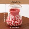 BMXCY Exquisite Ceramic Toothpick Holder Portable Toothpick Holders Container White Toothpicks Case Simple Toothpick Dispenser Vintage Sturdy view 2