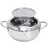 28cm Japanese a P Yer Pot, 20 Stainl Steel Ying Pot with, Oil Rack, Ideal for Japanese a Cooking At Home. view 4