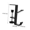 OKUMEYR 2pcs Adjustable Heavy Duty Garland Hangers for Fireplace Mantel No Drill Stocking Holders Versatile Decoration Hooks for Christmas Festive Displays view 2