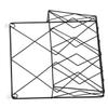 EXAOMBLE Wall-mounted Iron Book Supporter for Home Office Black Magazine Holder Books Organizer Stylish Storage Rack for Living Room Reading Room Decor view 1