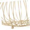 Golden Carbon Steel Wine Cork Holder Basket Xmas Display view 3