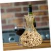 Golden Carbon Steel Wine Cork Holder Basket Xmas Display view 4