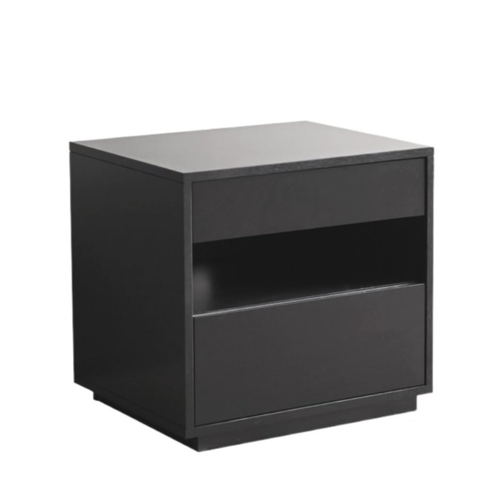 XUNTING Bed Side Table Simple Modern Bedside Table Solid Wood Sofa Side Table Office Storage Cabinet Bedroom, Dormitory Side Table Side Tables Living Room(C)