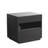 XUNTING Bed Side Table Simple Modern Bedside Table Solid Wood Sofa Side Table Office Storage Cabinet Bedroom, Dormitory Side Table Side Tables Living Room(C) view 1