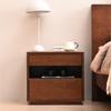 XUNTING Bed Side Table Simple Modern Bedside Table Solid Wood Sofa Side Table Office Storage Cabinet Bedroom, Dormitory Side Table Side Tables Living Room(C) view 2