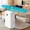 70-80 Pint Max Dehumidifier for Home, 1.45 Gallon Tank, Auto Drain or Manual, 6,000 sq. ft. view 2