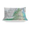 Puxufody Maps of Virginia Bedspread Bedding Set with 2 Pillowcases, Seasons 90"x90" view 3