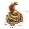 Fengshuibringluck Chinese Zodiac Snake Resin Statue Fortune and Luck Amulet Decoration Figurine view 2