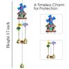 BEZAVO Wooden House Wind Chimes for Outside with Deep Tone Chimes for Garden, view 3