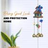 BEZAVO Wooden House Wind Chimes for Outside with Deep Tone Chimes for Garden, view 4