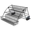 Muzrunq Pull down Spice Rack, 3-Tier Retractable Cabinet Organizer, Metal Pull out Spice Rack Cabinet Shelf for Kitchen Cabinet Cupboard Pantry Organizer Spice Racks for Inside Cabinets. view 4