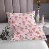 Pink Nutcracker Kids Bedspread Queen Size,Kawaii Bowknot Cute Gingerbread Coverlet Set,Girls Women Room Decor,Christmas Tree Snowflake Quilted Coverlet,Princess Dreamy Bedding Quilt,2 Pillowcases view 4