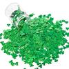 1500pcs St. Patrick's Day Shamrock Confetti Decorations, Iridescent Green Metallic Foil Shamrock Table Confetti Glitter Clover Shamrock Sequin for St Patricks Day Party Home Decoration, 50g view 4