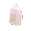 Gatuida 10pcs Transparent with Window Elegant Bridal Party Favor Paper Tote Bags for Weddings Showers and Festivals Sturdy Design for Floral Arrangements view 2