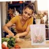 Gatuida 10pcs Transparent with Window Elegant Bridal Party Favor Paper Tote Bags for Weddings Showers and Festivals Sturdy Design for Floral Arrangements view 4