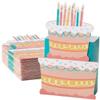 Fun Express Cute Eat Cake Cardstock Favor Boxes - 4.5" x 6.25" (12 Pcs.) - Perfect Treat Boxes for Birthday Parties, Weddings, and Events view 1
