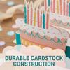 Fun Express Cute Eat Cake Cardstock Favor Boxes - 4.5" x 6.25" (12 Pcs.) - Perfect Treat Boxes for Birthday Parties, Weddings, and Events view 2
